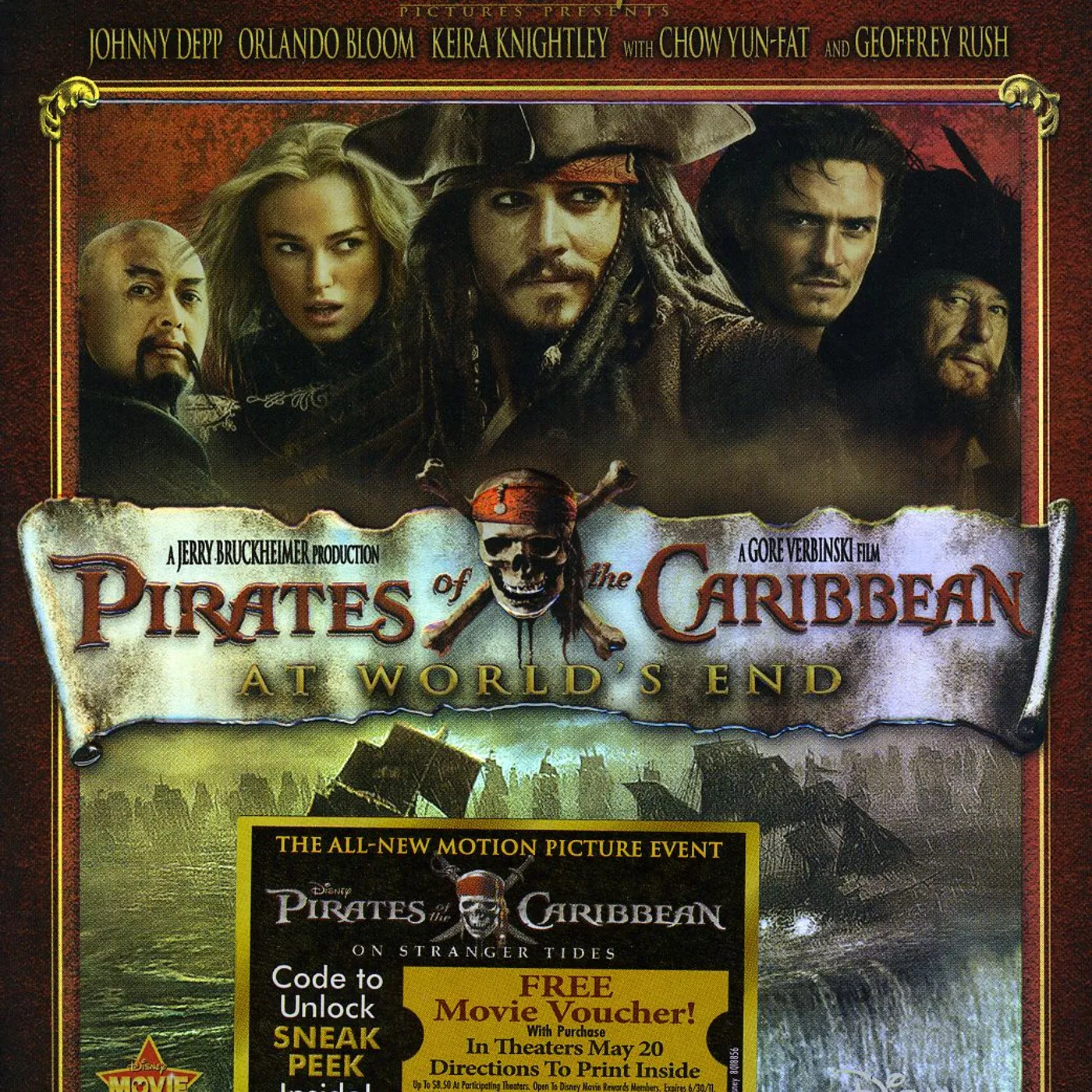 PIRATES OF THE CARIBBEAN: AT WORLD'S END Blu-ray