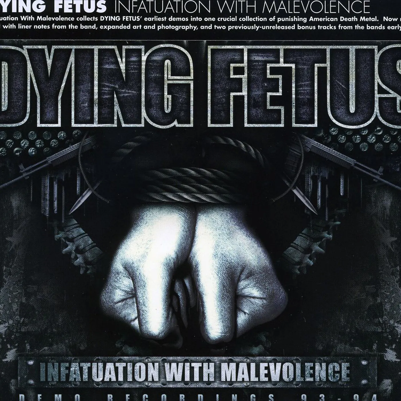 Dying Fetus INFATUATION WITH MALEVOLENCE CD