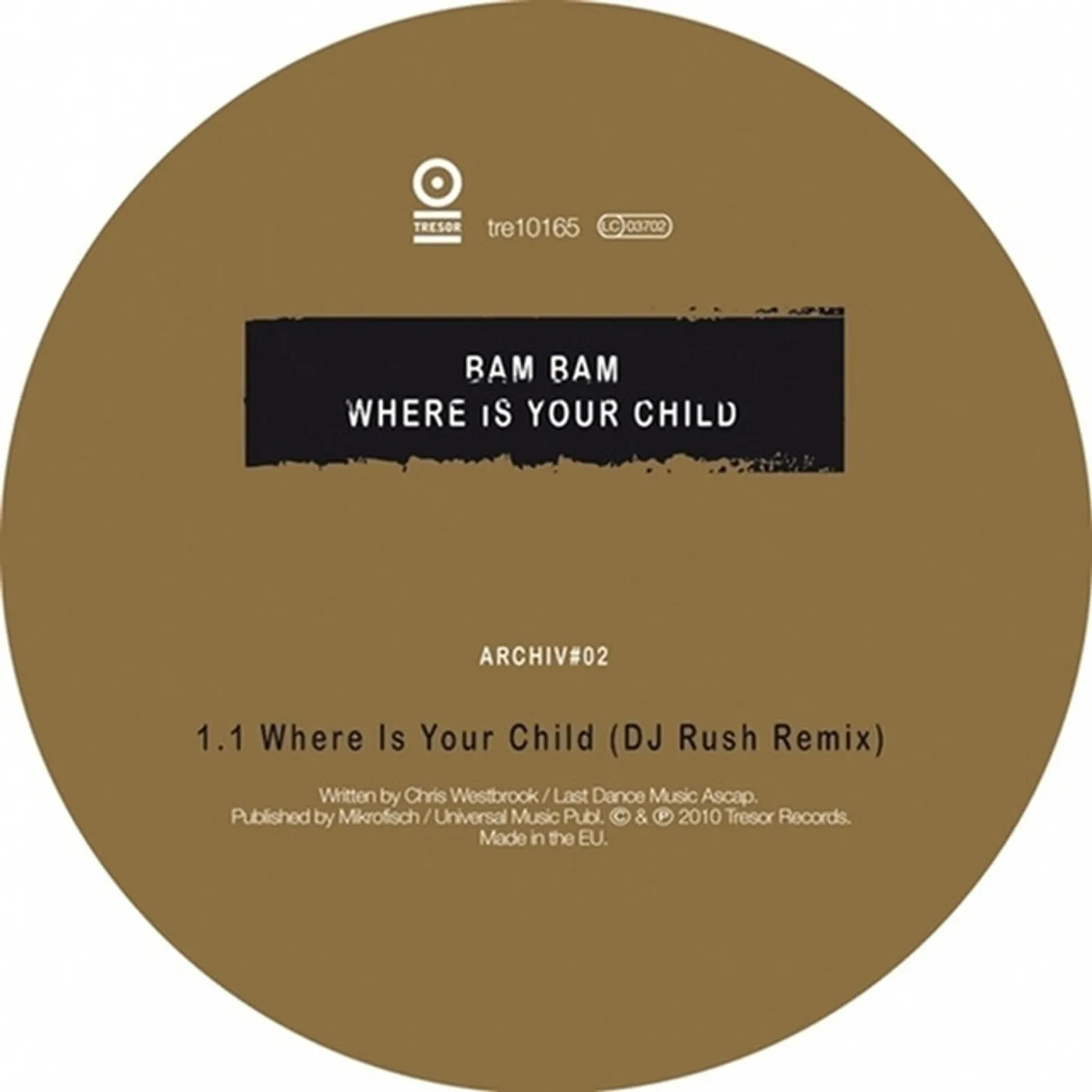 Bam Bam WHERE IS YOUR CHILD Vinyl Record