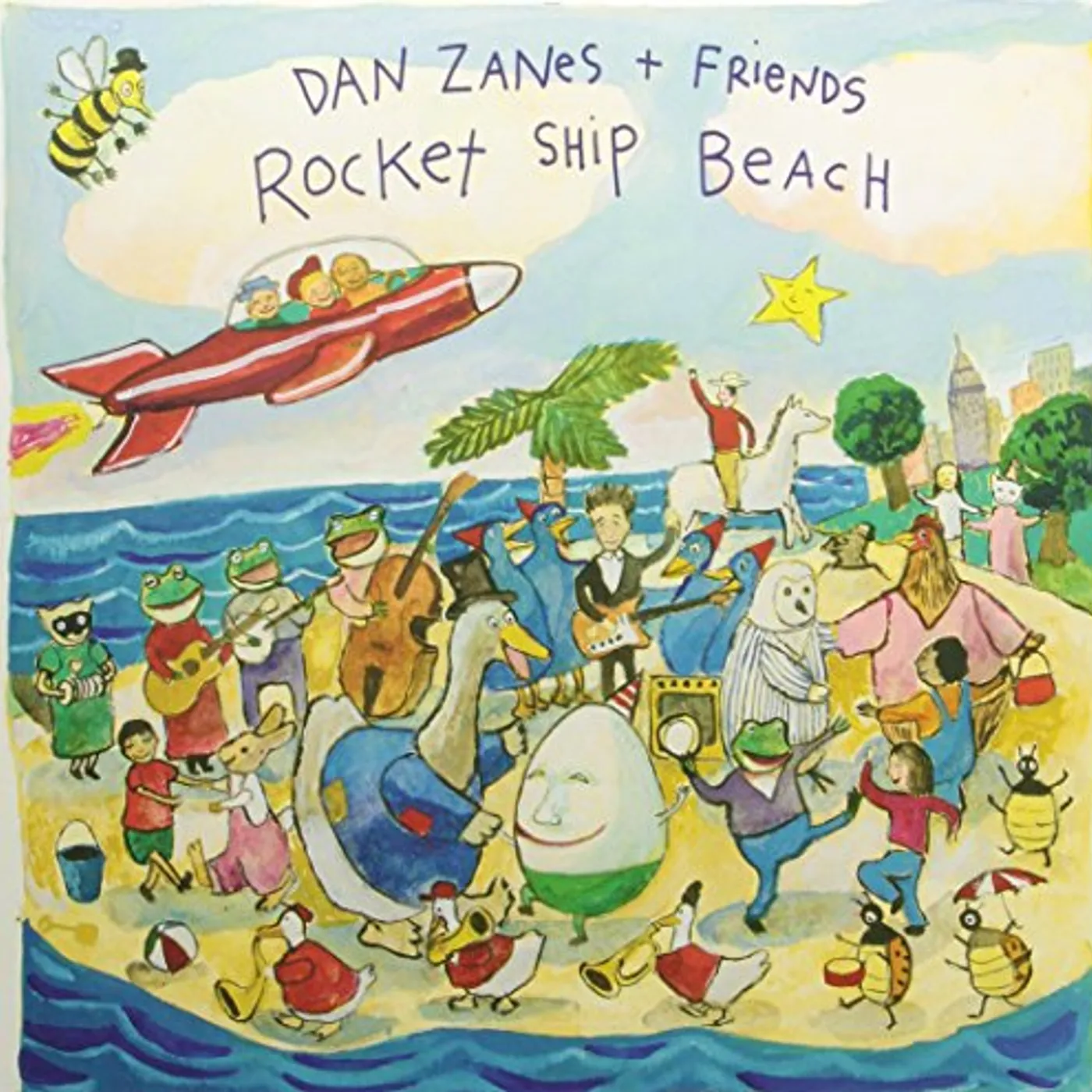 Dan Zanes & Friends Rocket Ship Beach Vinyl Record