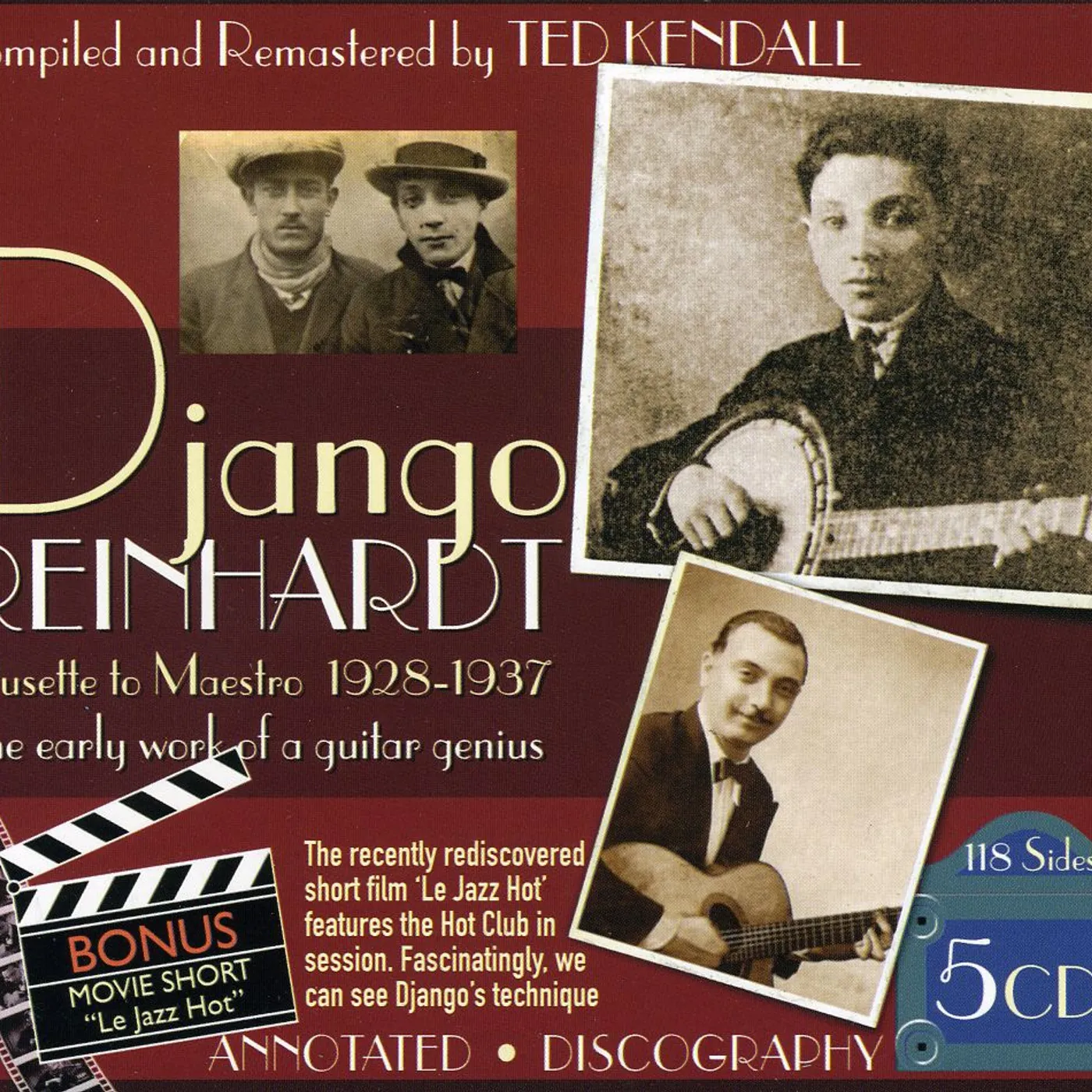 Django Reinhardt MUSETTE TO MAESTRO 1928-1937 CD