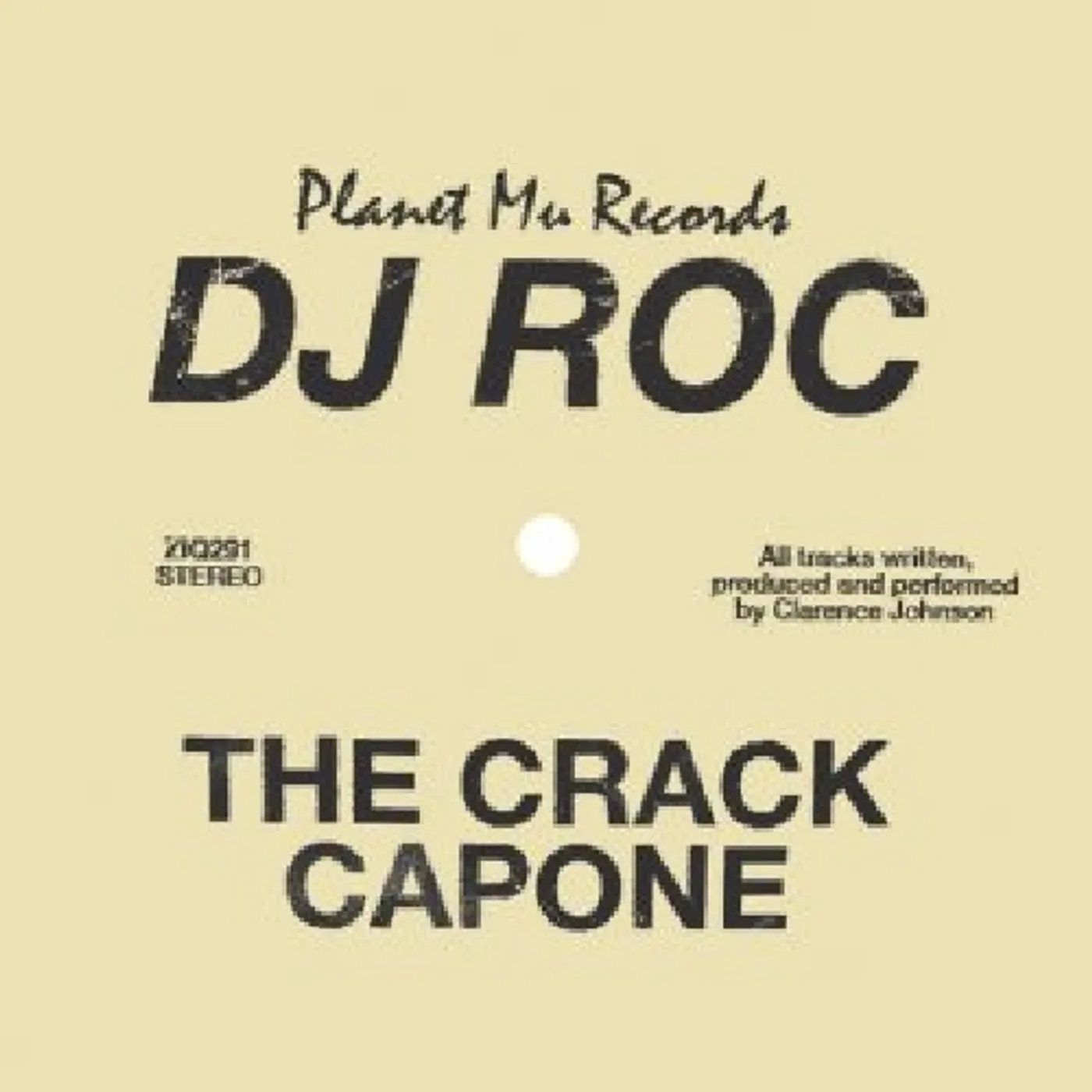 DJ Roc CRACK CAPONE Vinyl Record