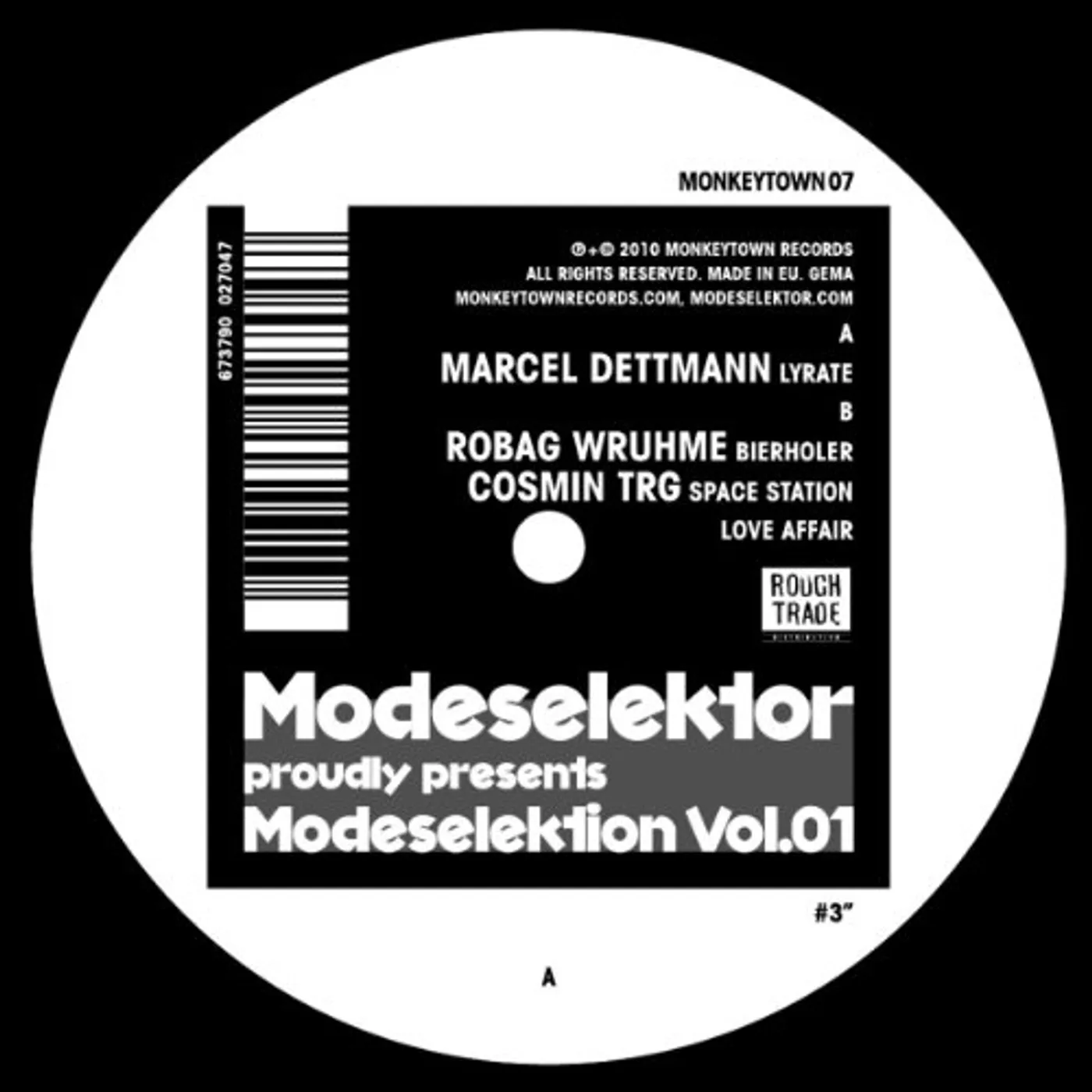 Modeselektor MODESELEKTION 1 NUMBER 3 Vinyl Record