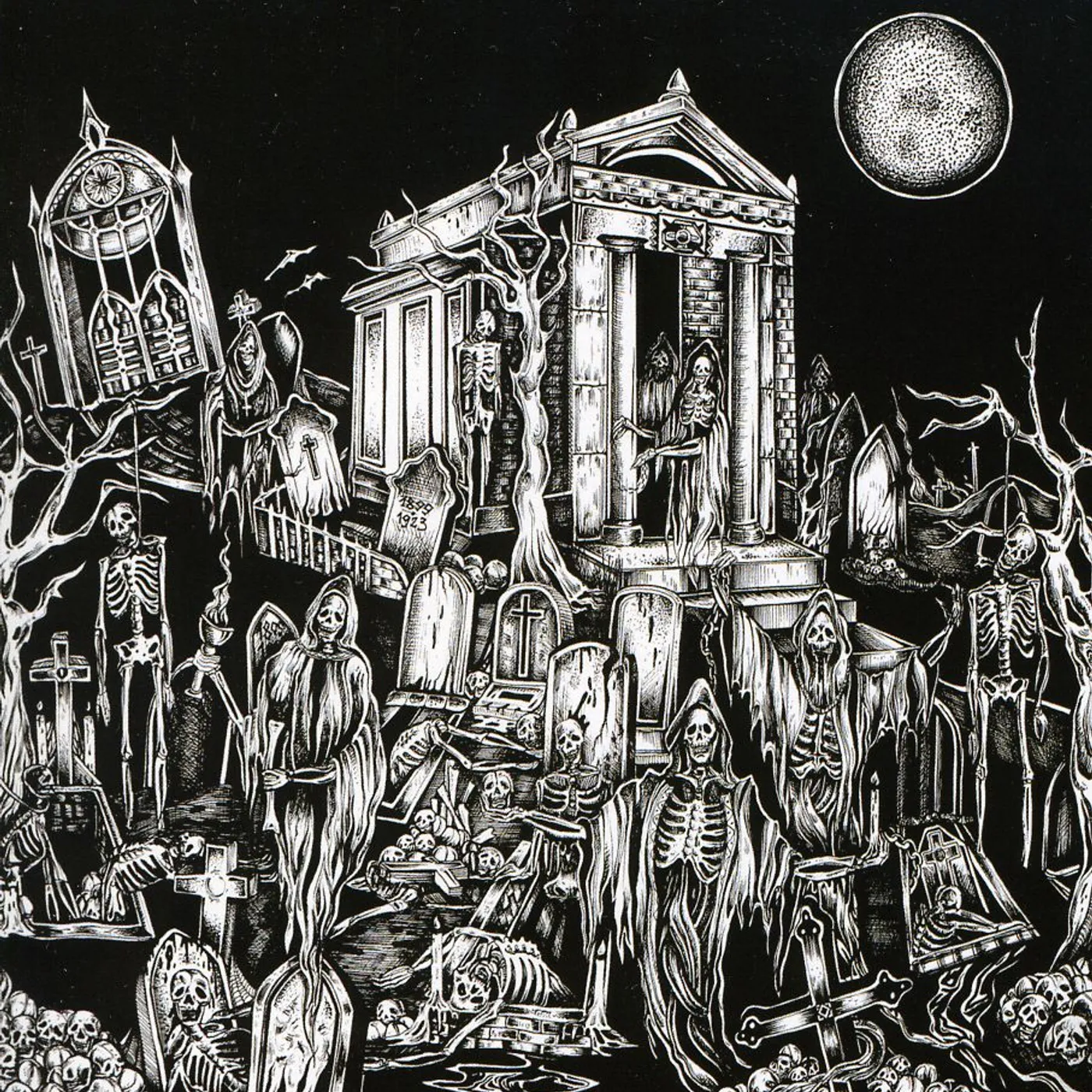 Nocturnal Blood DEVASTATED GRAVES: THE MORBID CELEBRATION CD