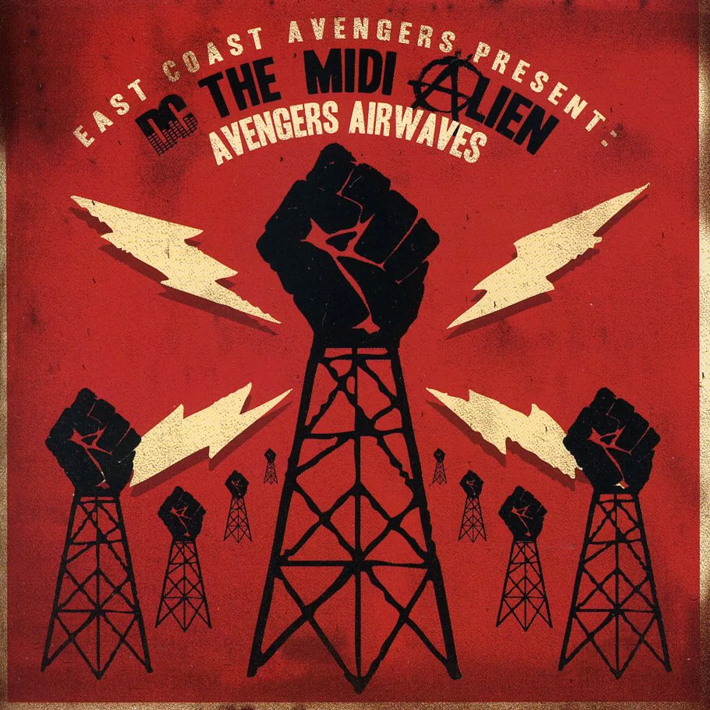 East Coast Avengers PRESENT: DC THE MIDI ALIEN: AVENGERS AIRWAVES CD