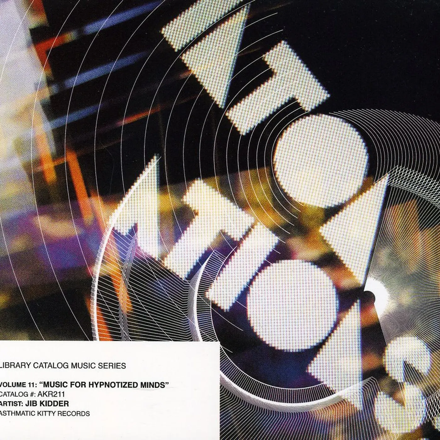 Jib Kidder LIBRARY CATALOG MUSIC SERIES: MUSIC FOR HYPNOTIZED CD