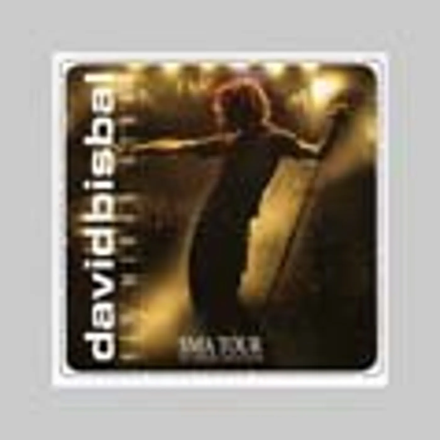 David Bisbal SIN MIRAR ATRAS TOUR CD