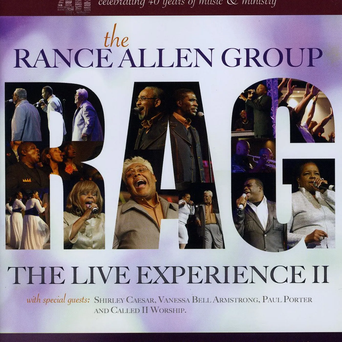 Rance Allen LIVE EXPERIENCE II DVD