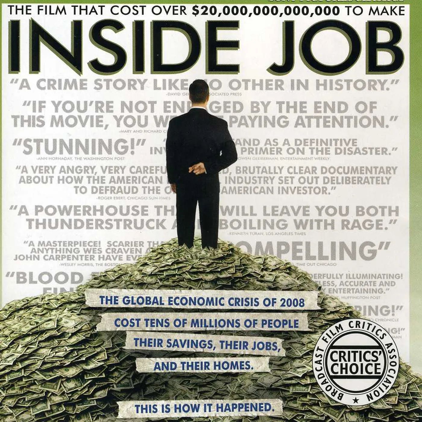 INSIDE JOB Blu-ray