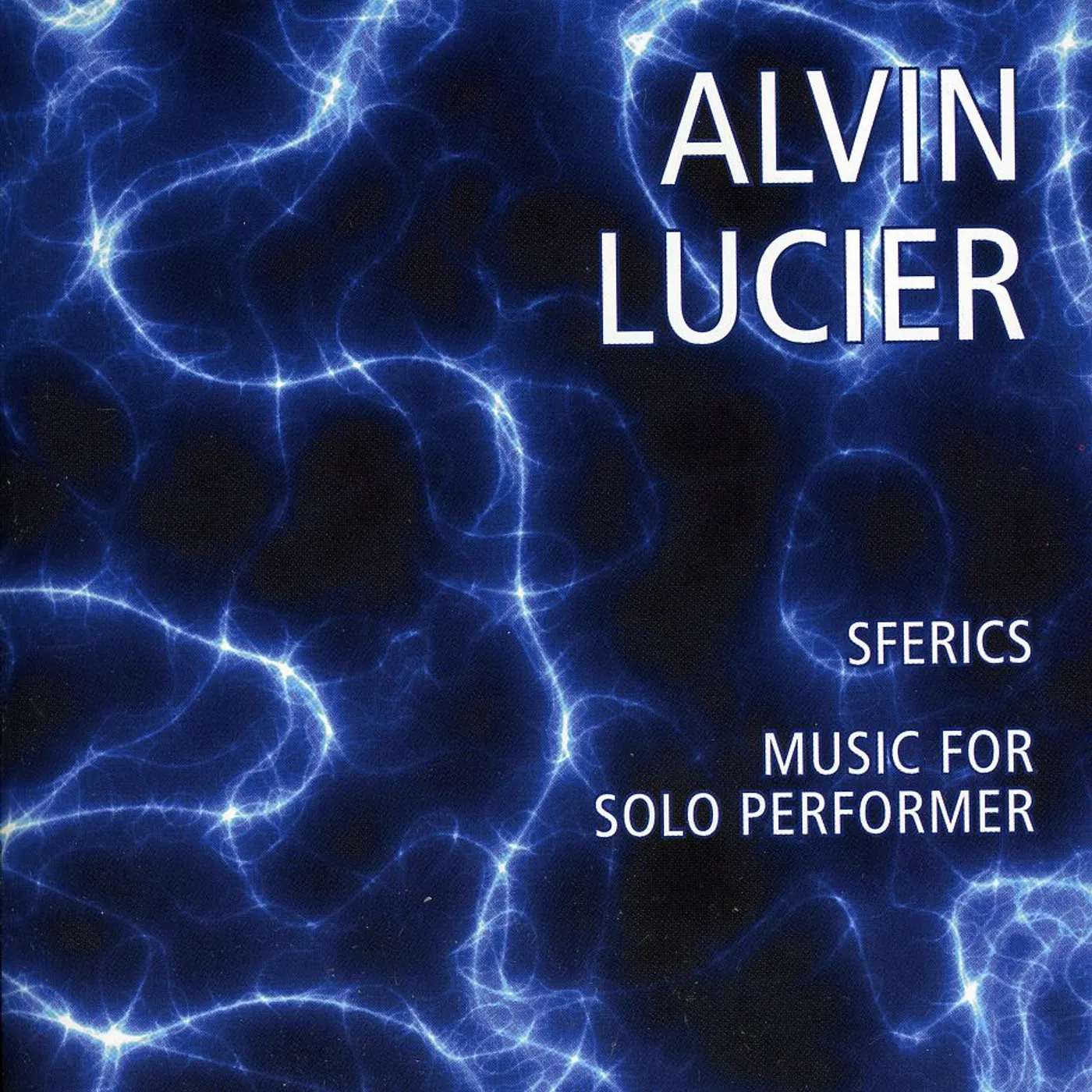 Alvin Lucier MUSIC FOR SOLO PERFORMER CD