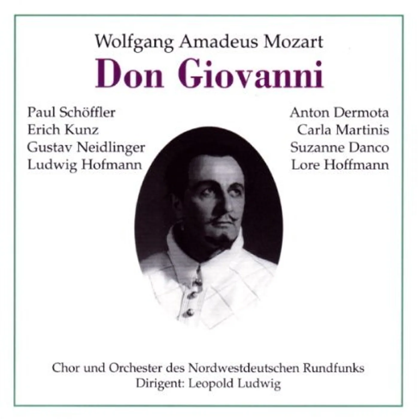 W.A. Mozart DON GIOVANNI CD
