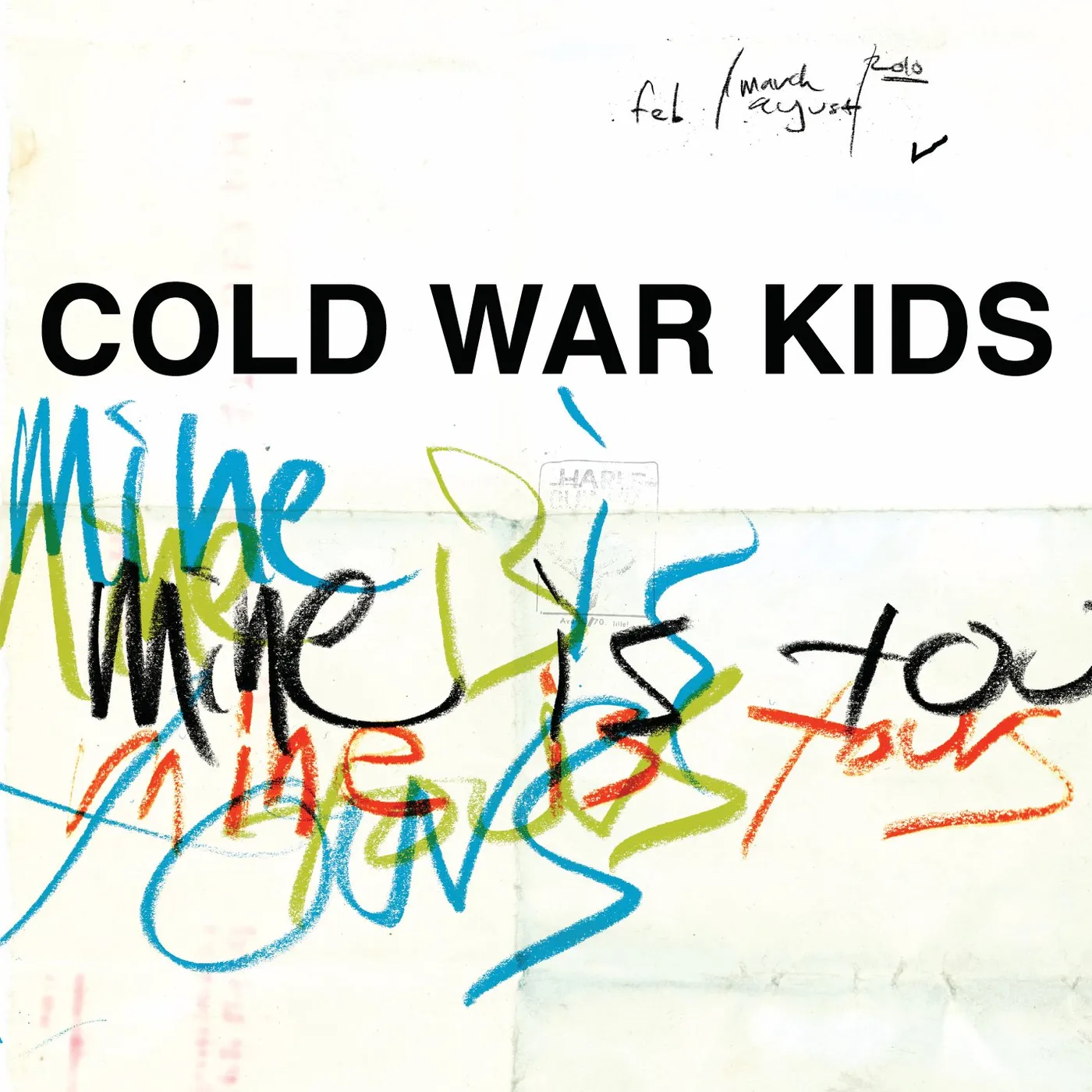 Cold War Kids Mine Is Yours Vinyl Record