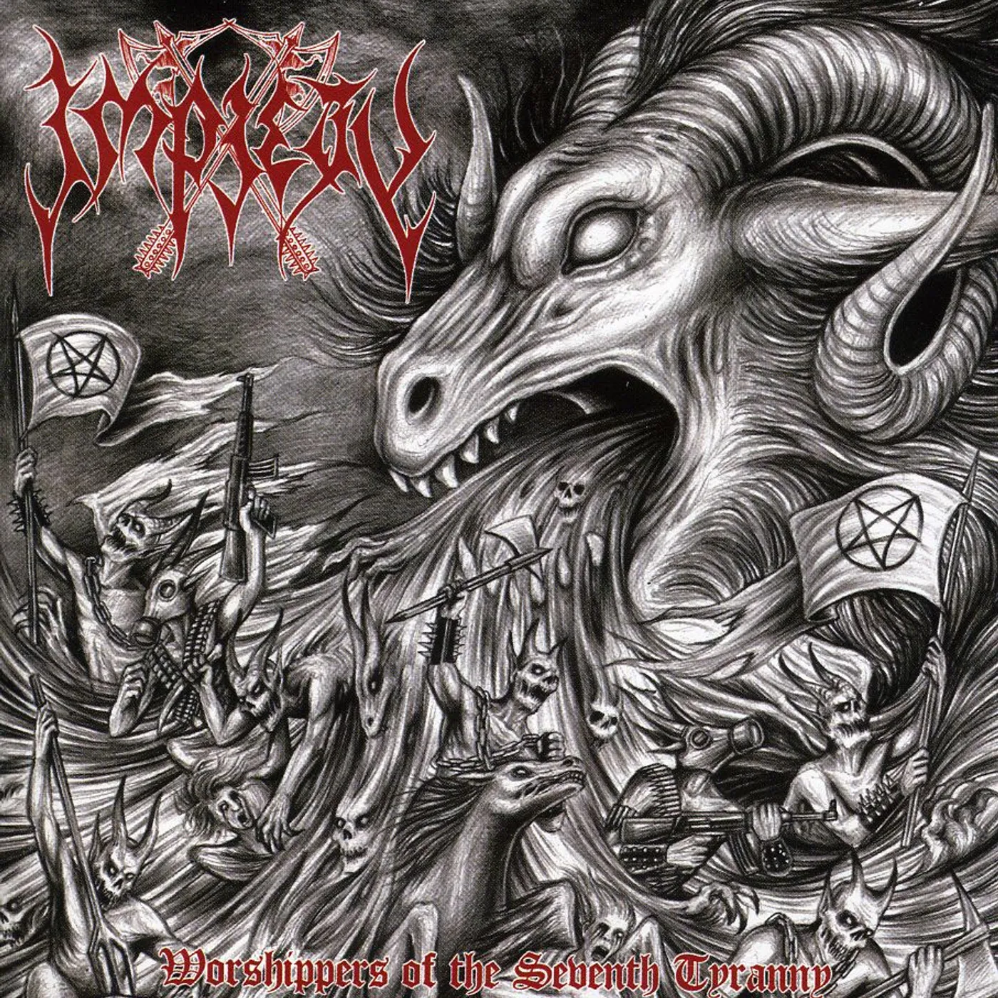 Impiety WORSHIPPERS OF THE SEVENTH TYRANNY CD