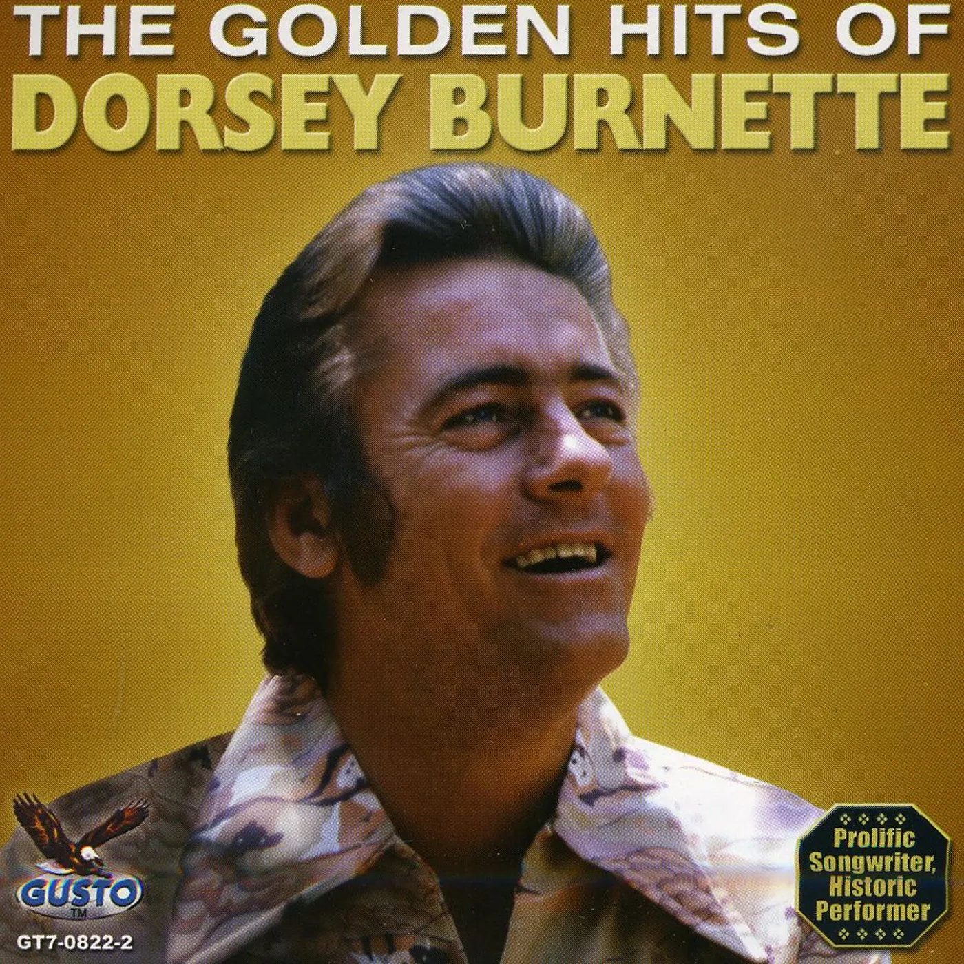 Dorsey Burnette GOLDEN HITS CD