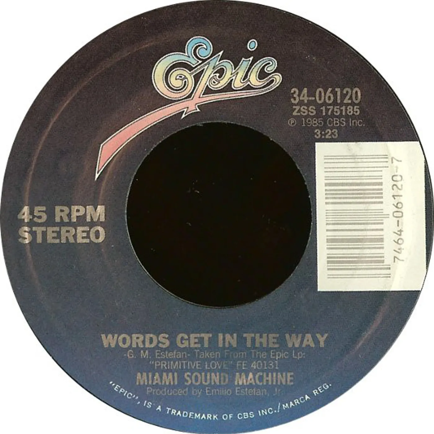 Gloria Estefan And Miami Sound Machine WORDS GET IN THE WAY (Vinyl)