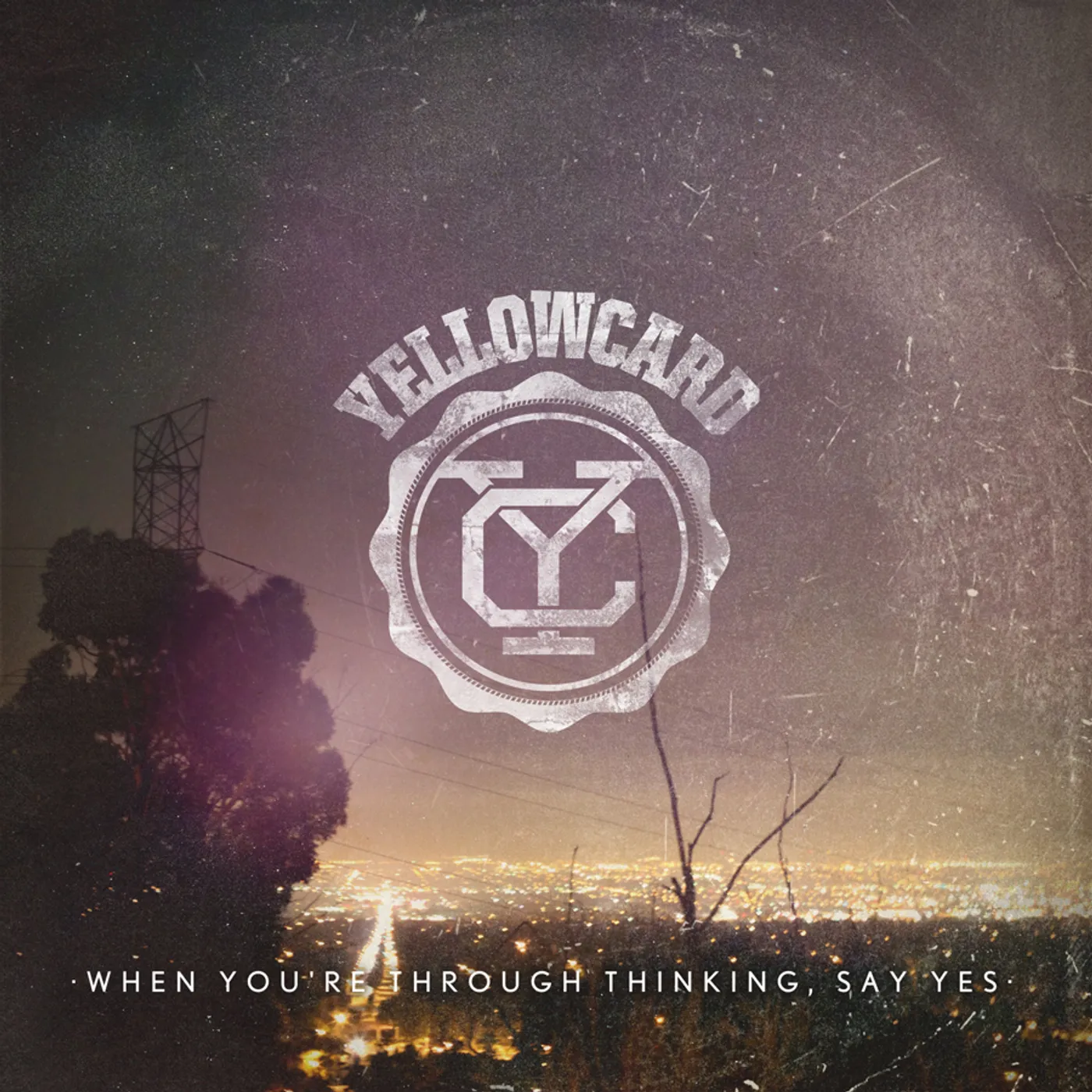 Yellowcard When You're Through Thinking Say Yes (Black) Vinyl Record