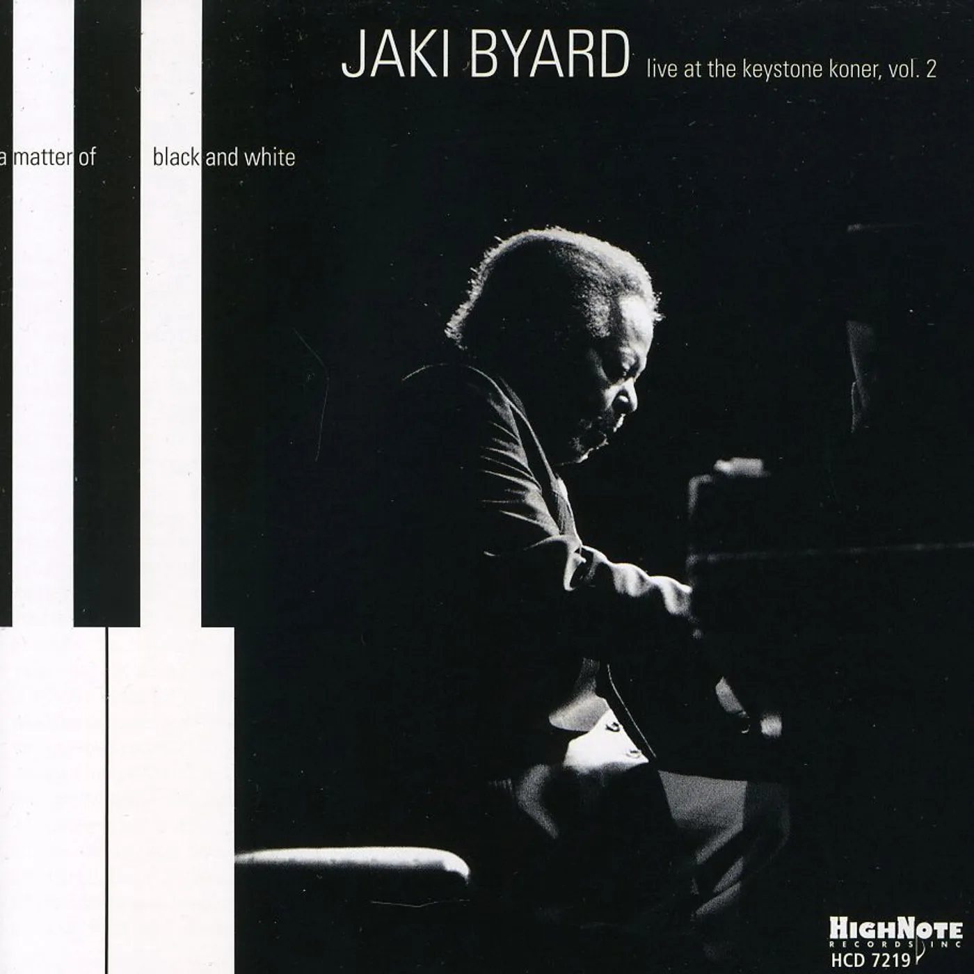Jaki Byard MATTER OF BLACK & WHITE CD