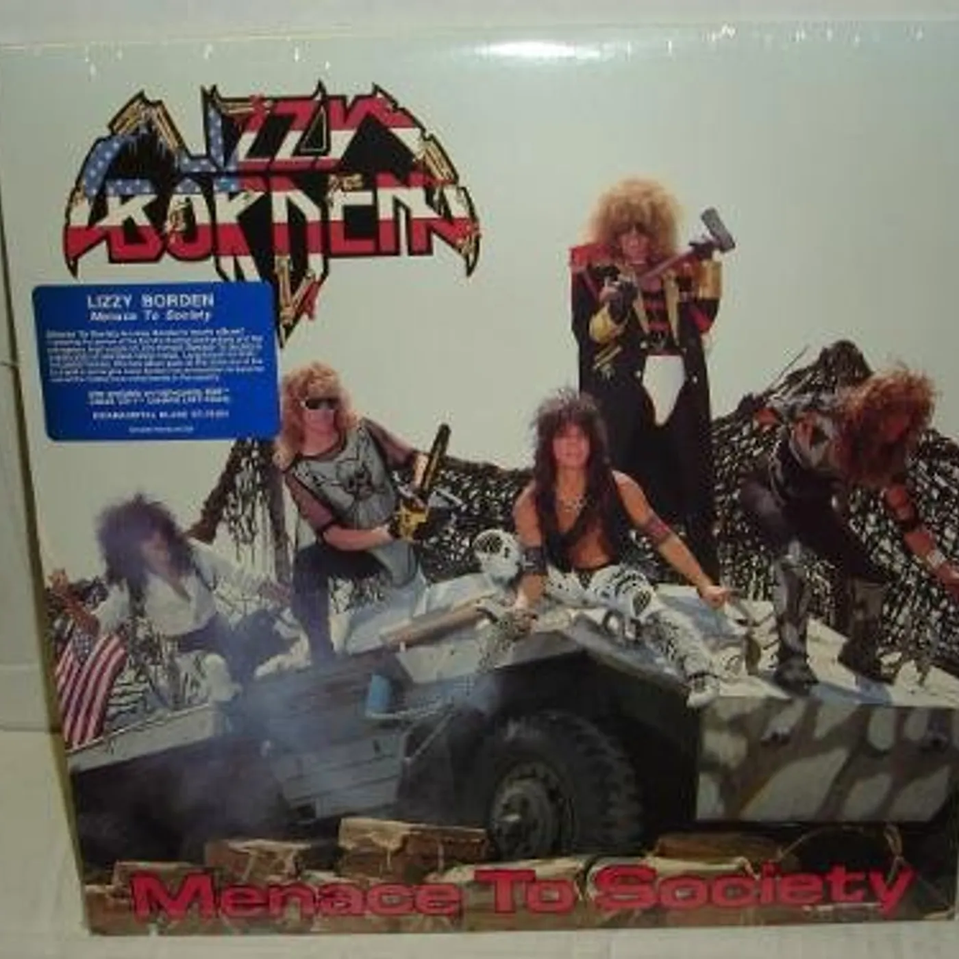 Lizzy Borden Menace To Society Vinyl Record