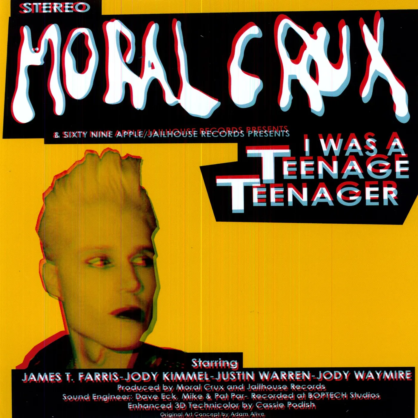 Moral Crux I Was A Teenage Teenager Vinyl Record
