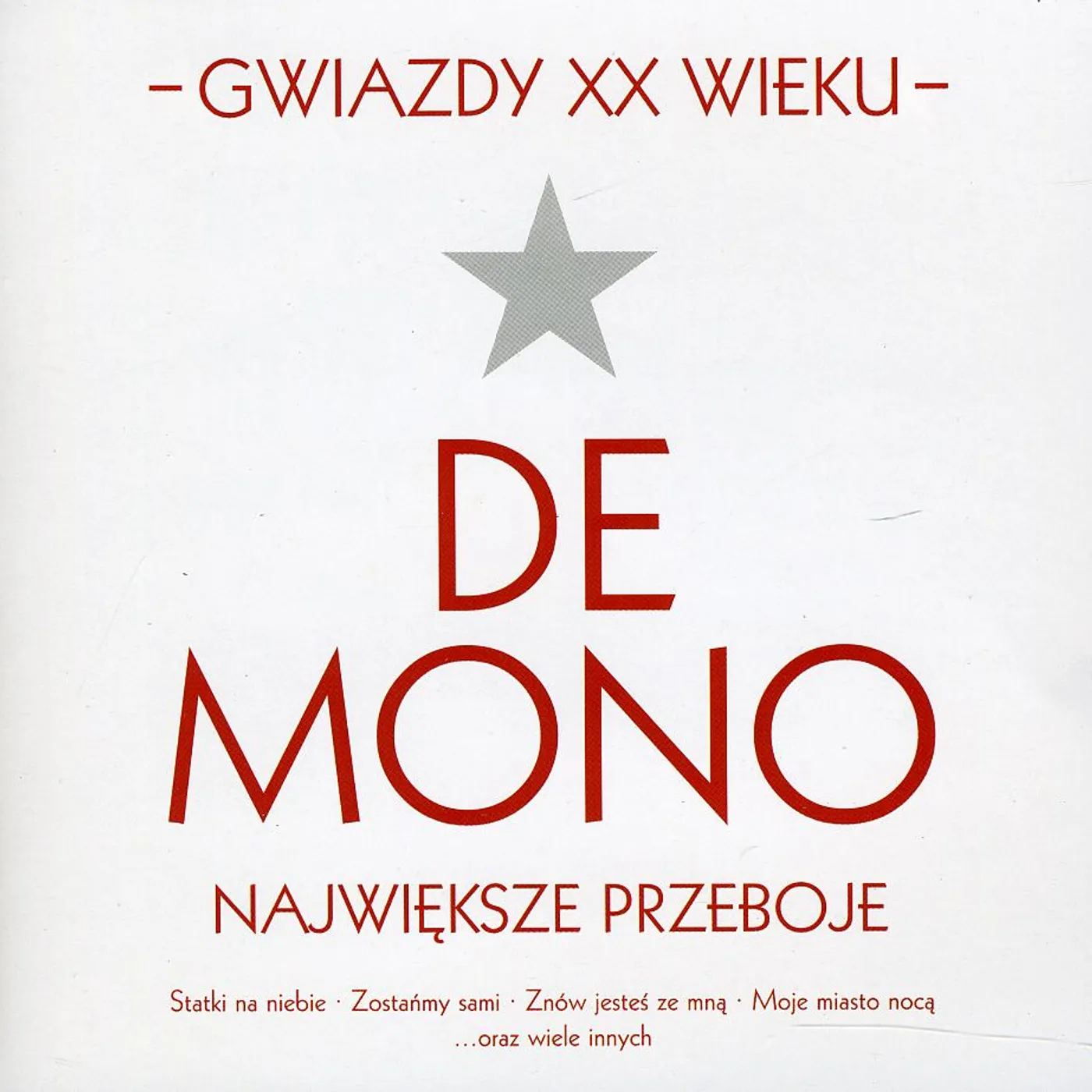 De Mono GWIAZDY XX WIEKU CD