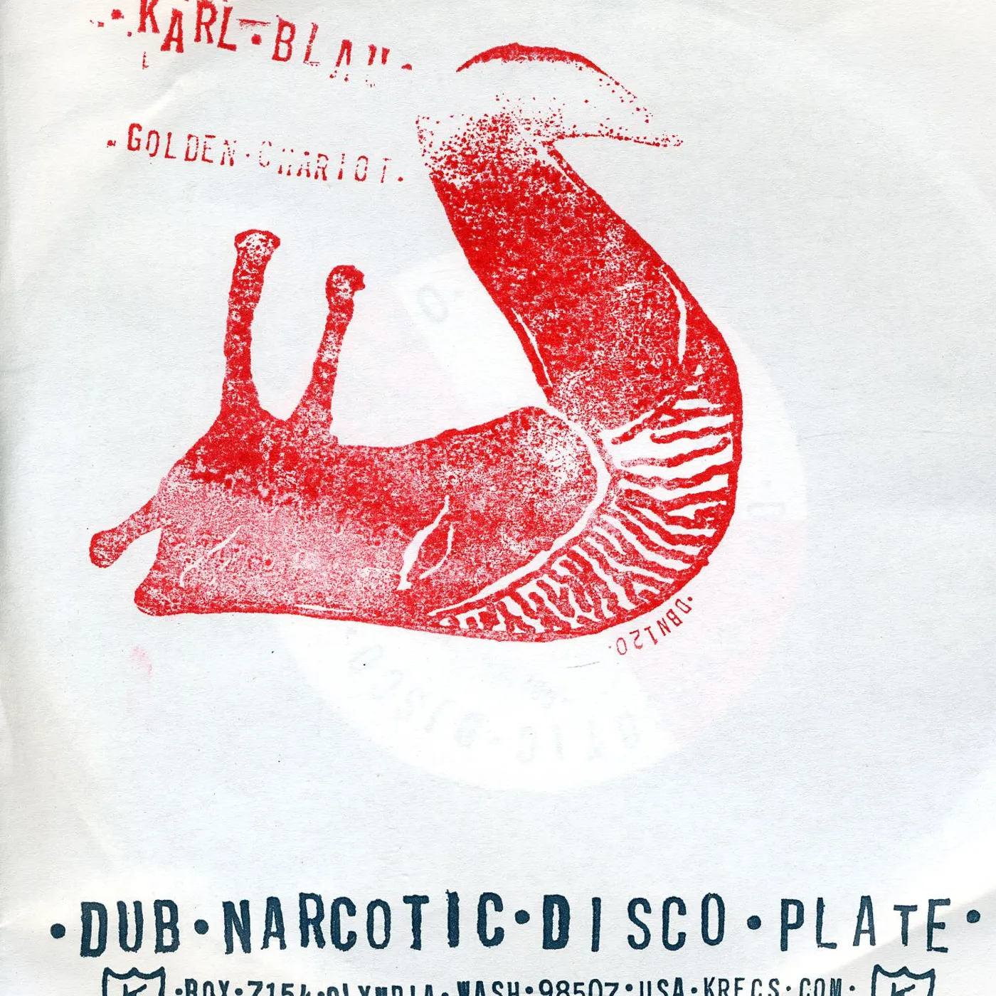 Karl Blau GOLDEN CHARIOT / DUB CHARIOT Vinyl Record