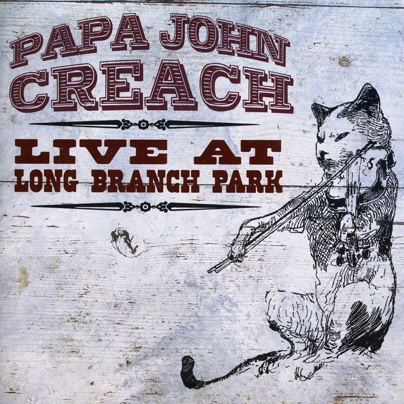 Papa John Creach LONG BRANCH PARK 1983 CD