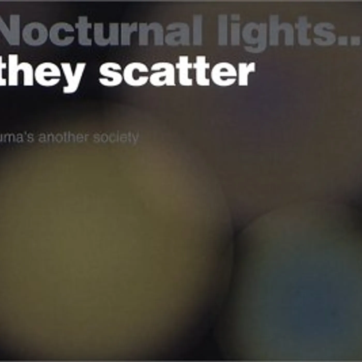 Yiruma NOCTURNAL LIGHTS THEY SCATTER CD