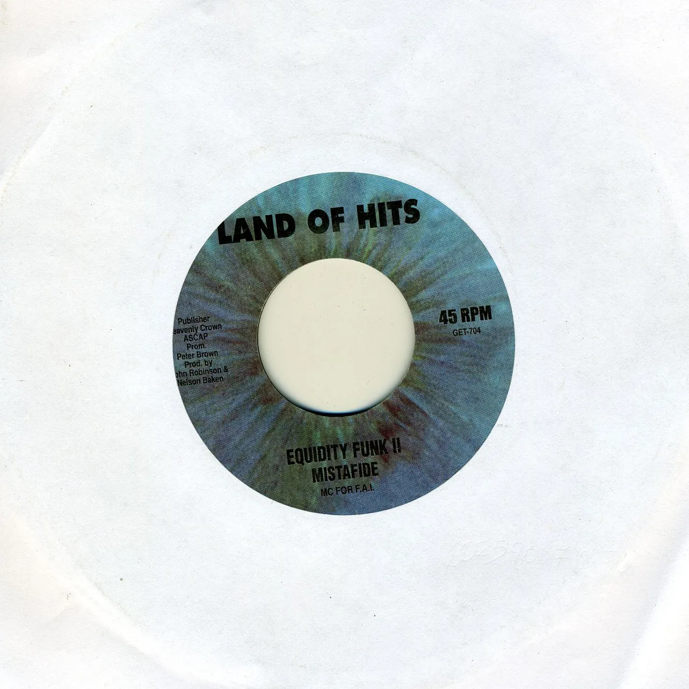 Mistafide EQUIDITY FUNK Vinyl Record