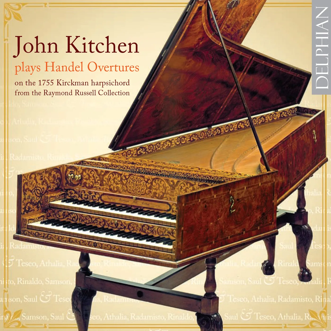 JOHN KITCHEN PLAYS HANDEL OVERTURES CD