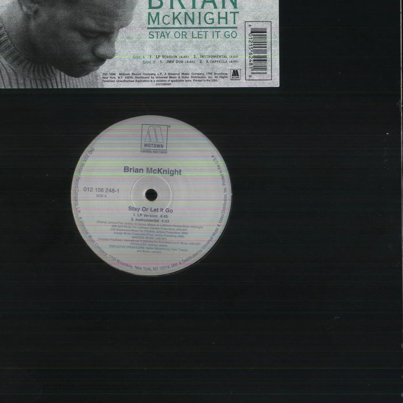 Brian McKnight Stay Or Let It Go Vinyl Record