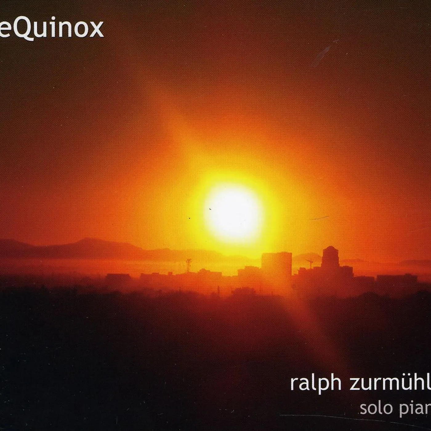 Ralph Zurmühle SOLO PIANO CD
