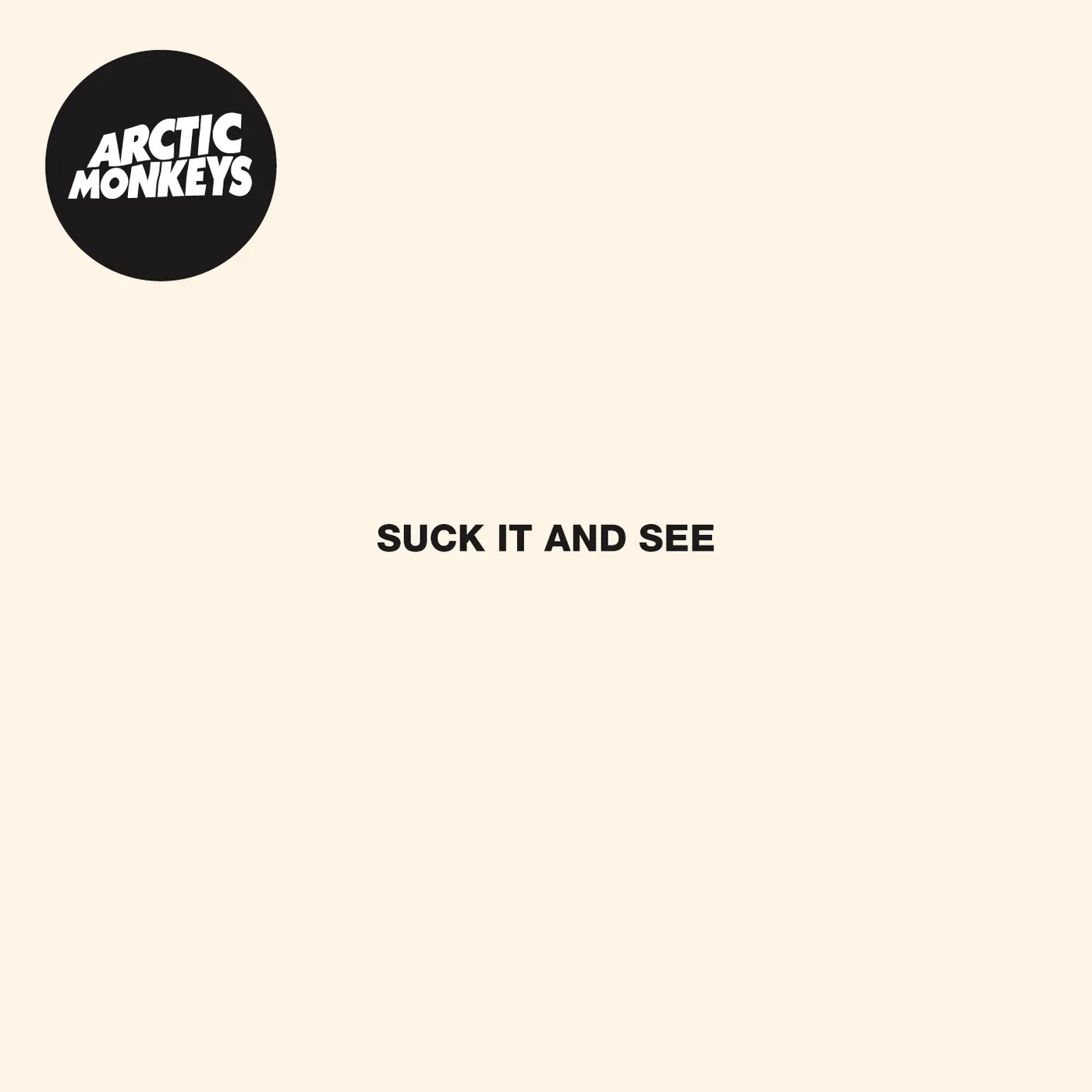 Arctic Monkeys SUCK IT & SEE CD