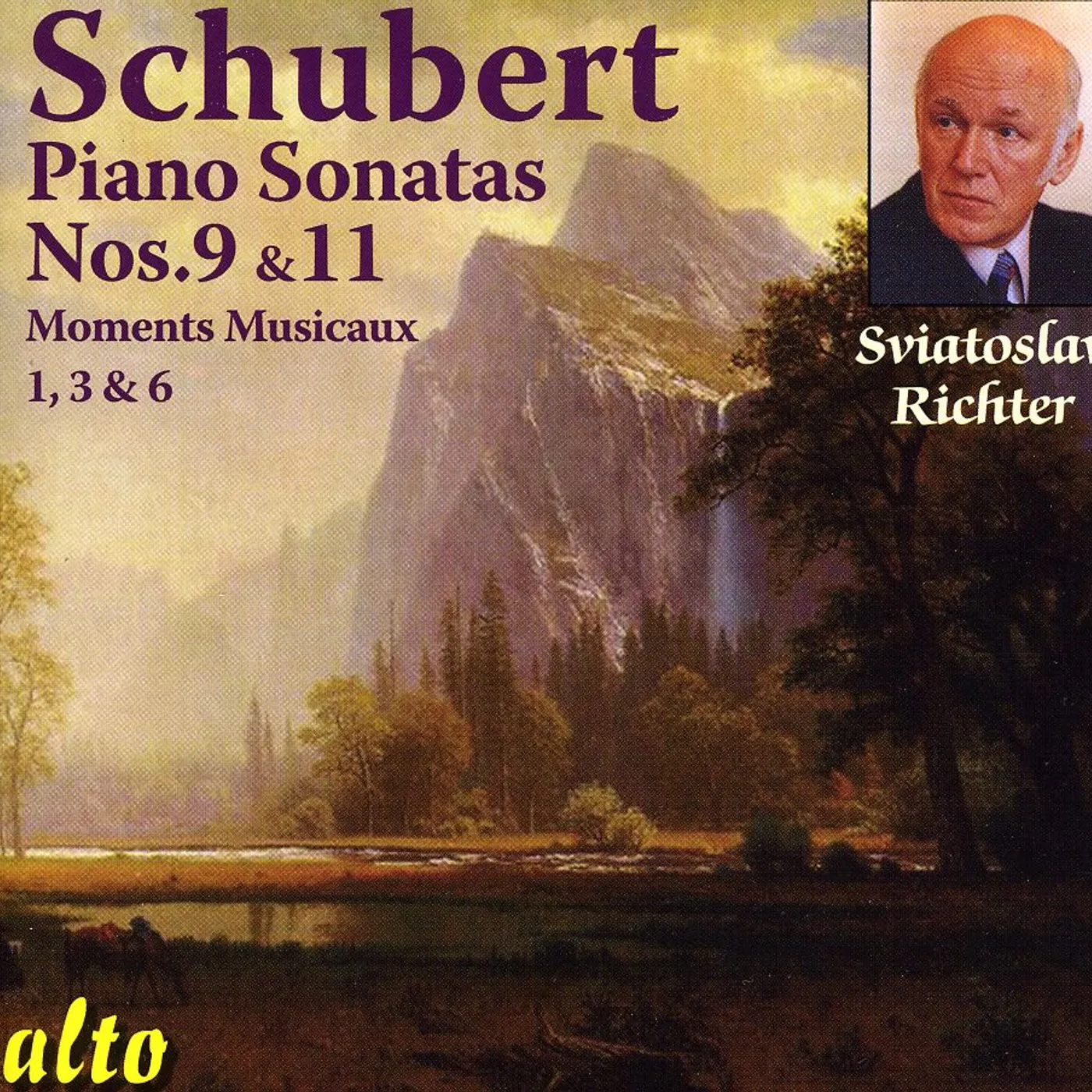 Schubert / Sviatoslav Richter PIANO SONATAS 9 & 11: MOMENTS MUSICAUX CD
