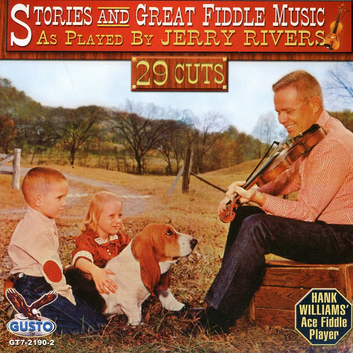Jerry Rivers STORIES & GREAT FIDDLE MUSIC CD