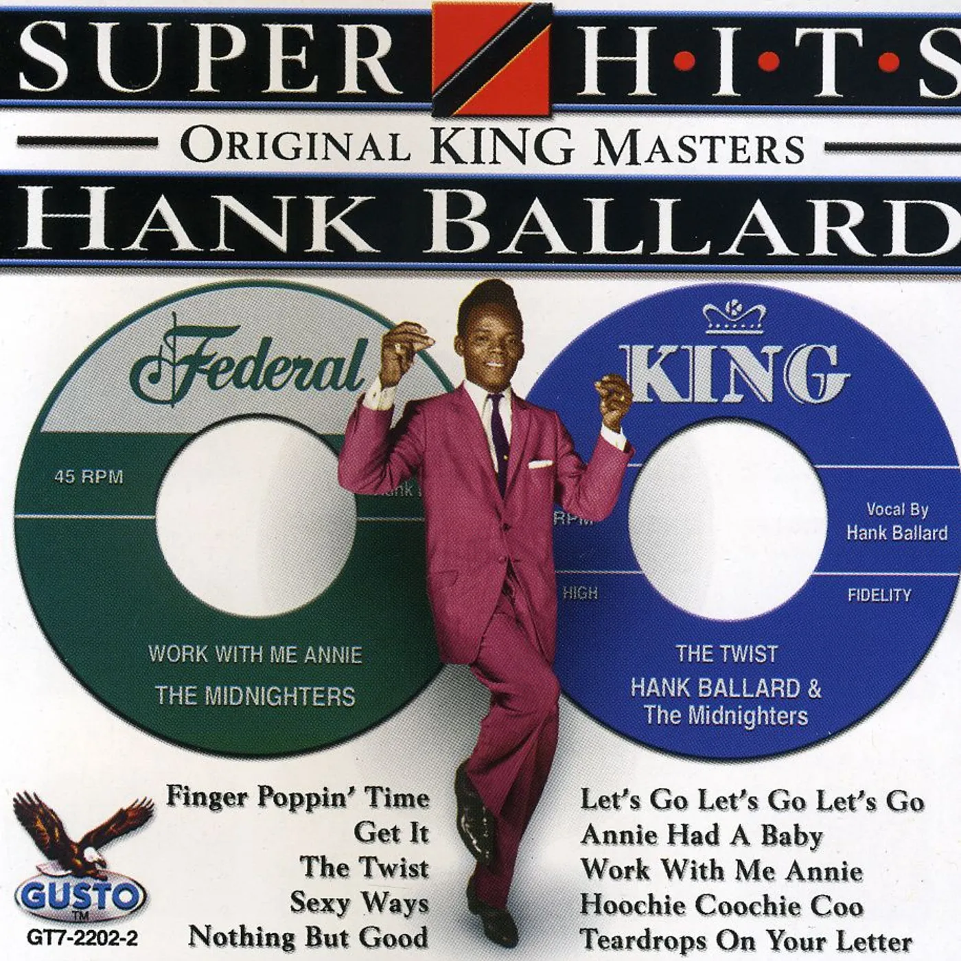 Hank Ballard SUPER HITS CD