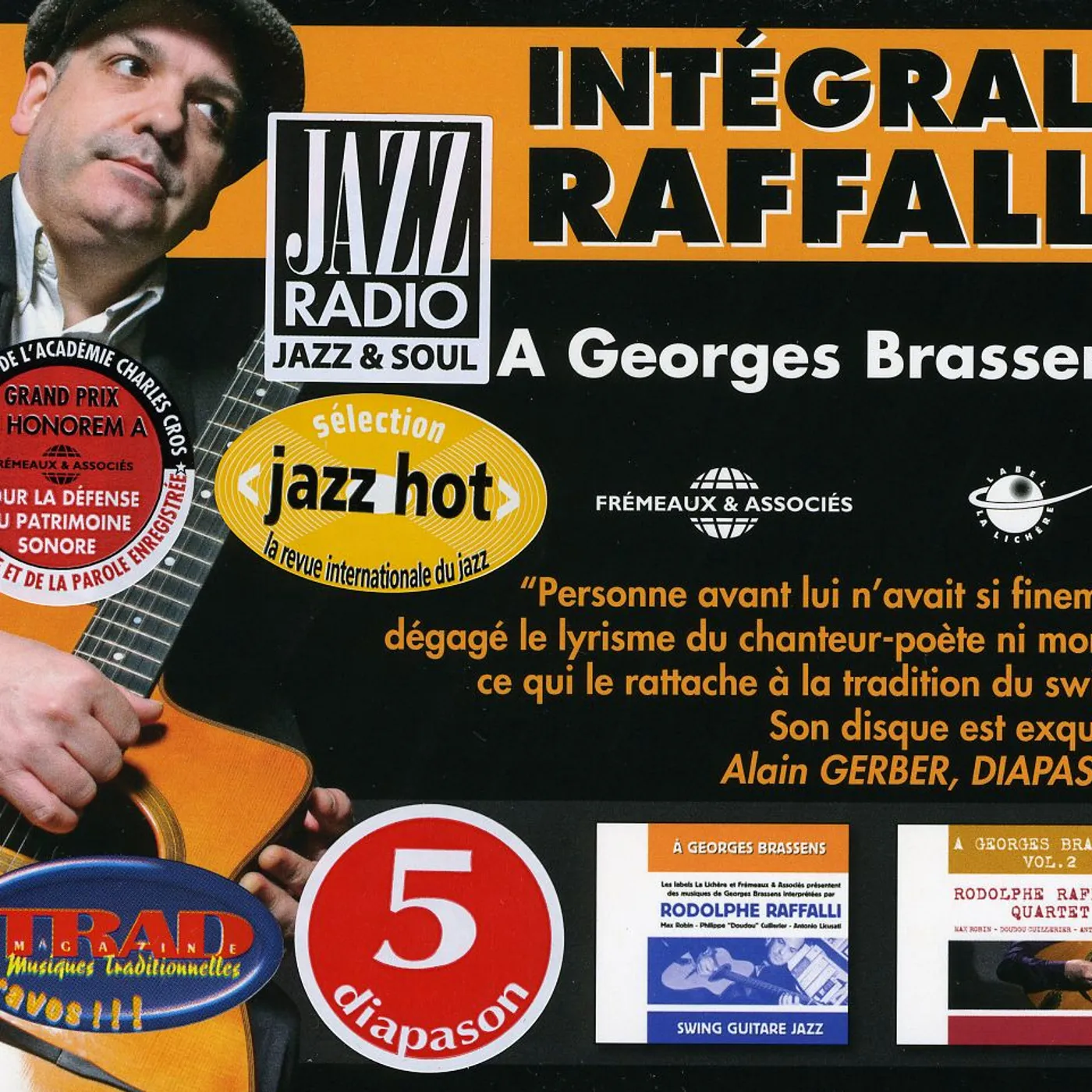 Rodolphe Raffalli INTEGRALE A GEORGES BRASSENS CD