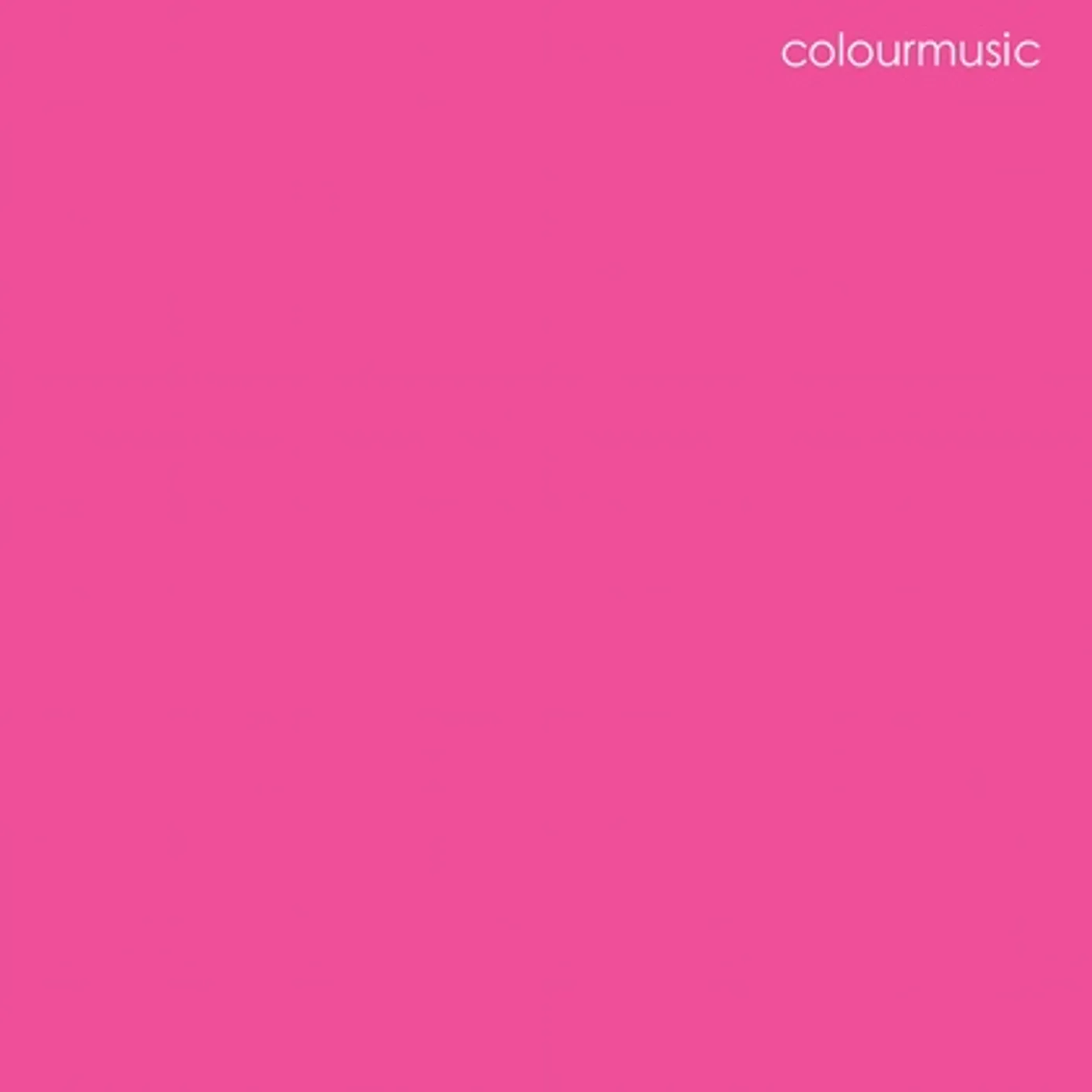 Colourmusic MY IS PINK Vinyl Record