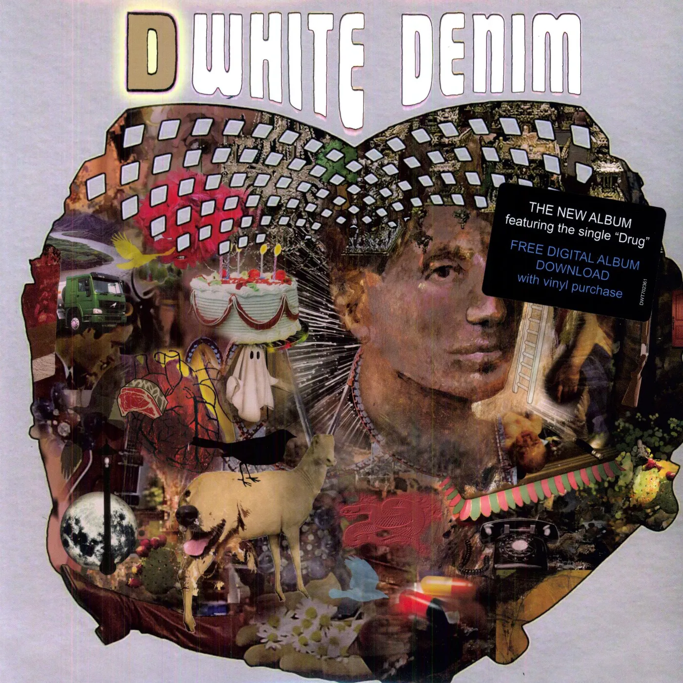 White Denim D Vinyl Record