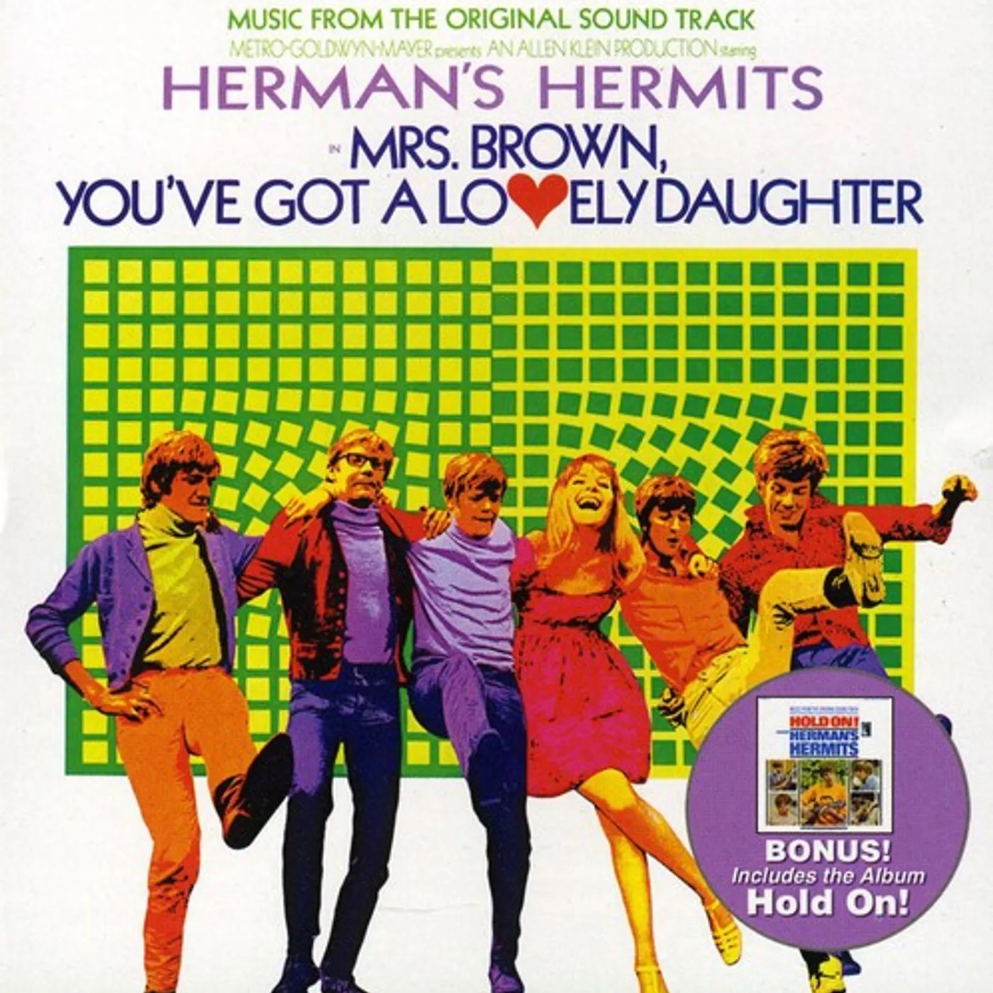 Herman's Hermits MRS BROWN YOU'VE GOT LOVELY DAUGHTER / HOLD ON CD