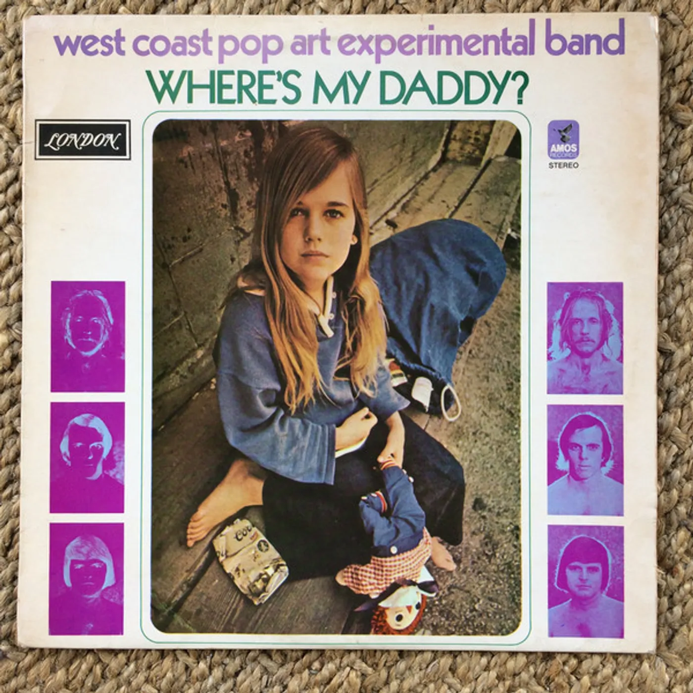The West Coast Pop Art Experimental Band WHERE'S MY DADDY Vinyl Record
