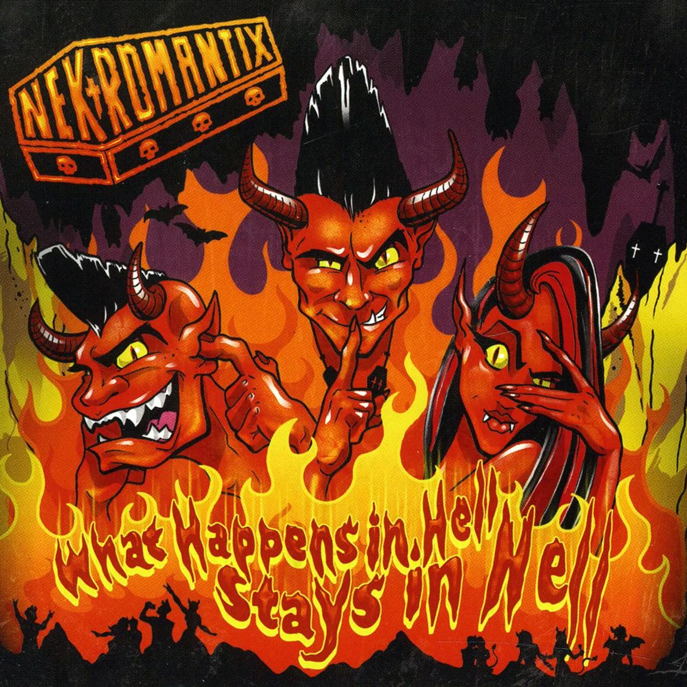 Nekromantix WHAT HAPPENS IN HELL STAYS IN HELL CD