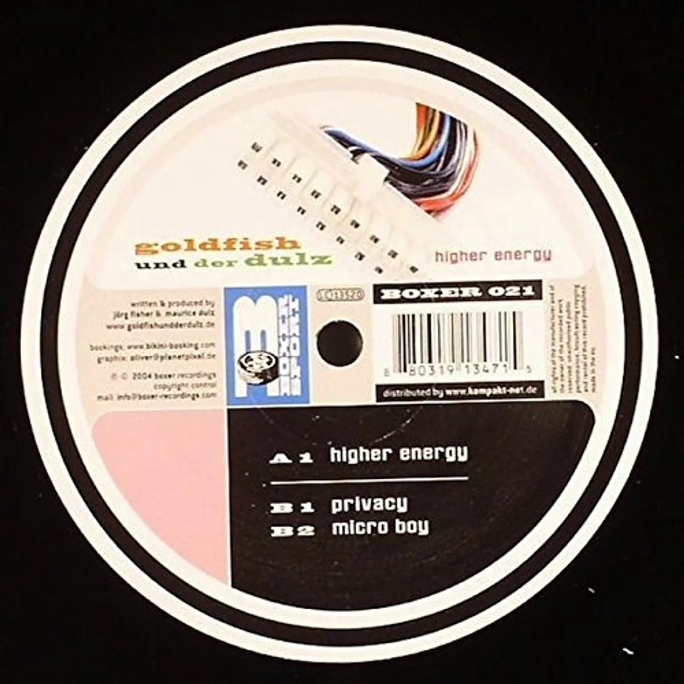 Goldfish Und Der Dulz HIGHER ENERGY Vinyl Record