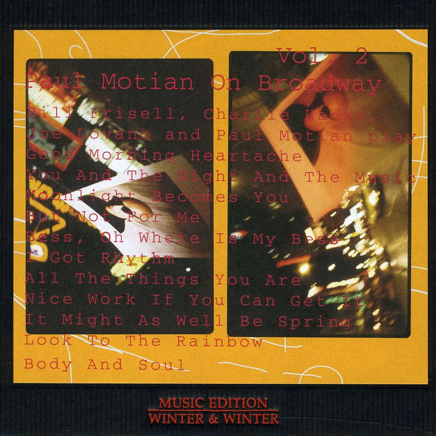 Paul Motian ON BROADWAY 2 CD