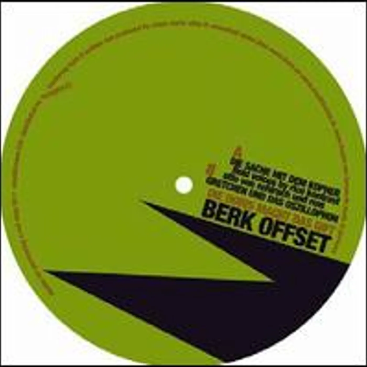 Berk Offset Die Doris macht das Gift Vinyl Record