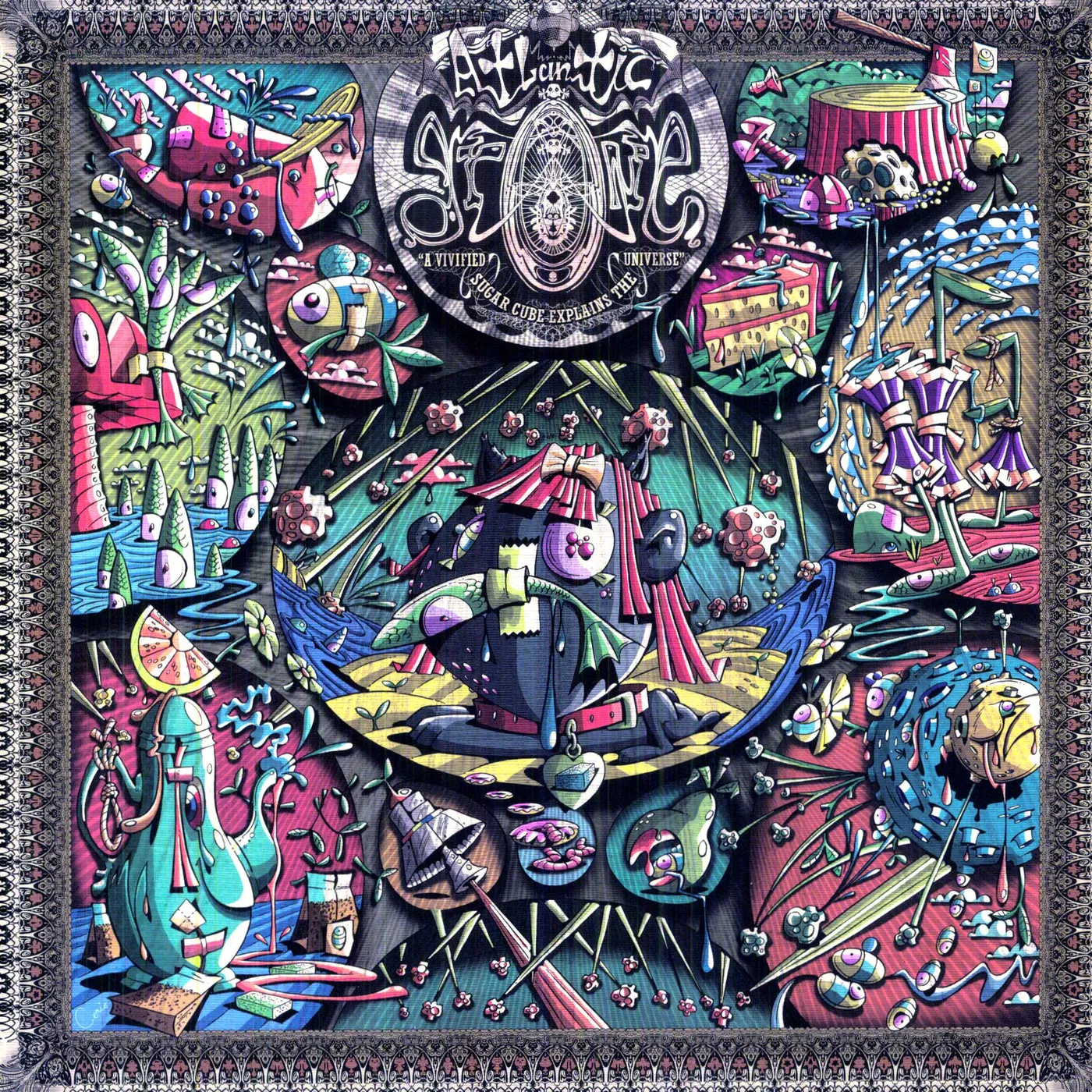 Atlantic Drone VIVIFIED SUGER CUBE EXPLAINS THE UNIVERSE Vinyl Record