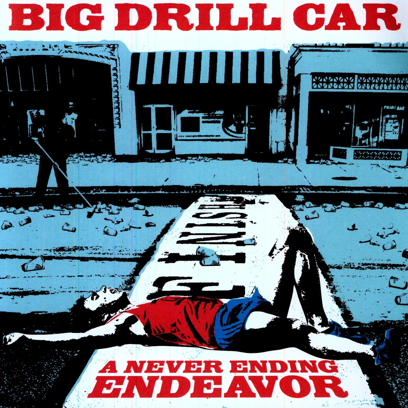 Big Drill Car NEVER ENDING ENDEAVOUR Vinyl Record - UK Release