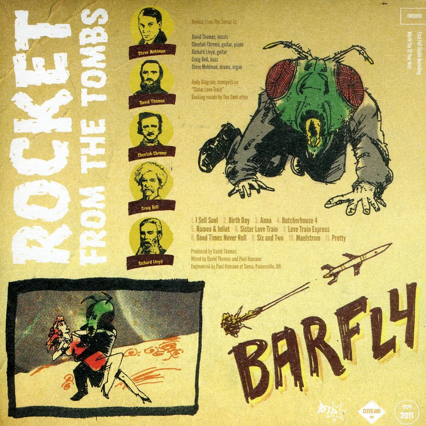 Rocket From The Tombs BARFLY CD
