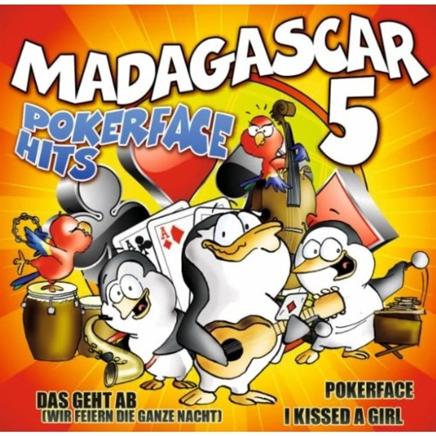 Madagascar 5 POKERFACE HITS CD