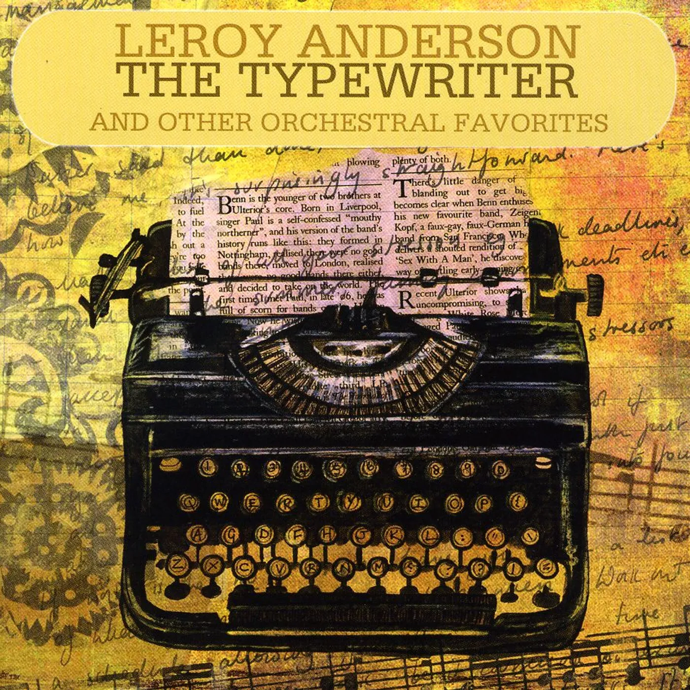 Leroy Anderson TYPEWRITER CD