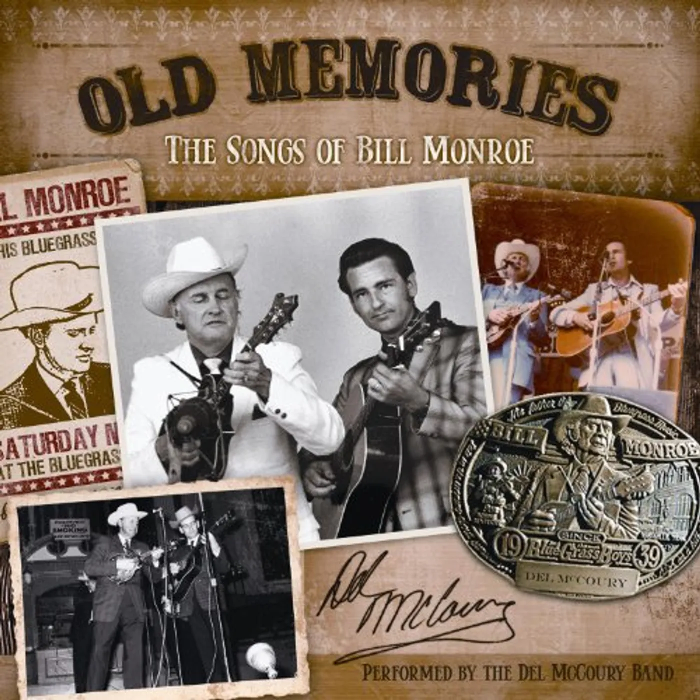 Del McCoury Old Memories: The Songs Of Bill Monroe Vinyl Record